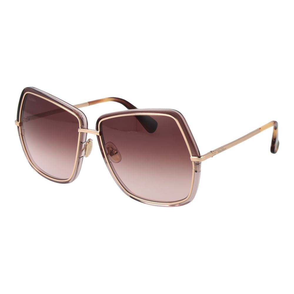 Max Mara Goldene Metall-Sonnenbrille