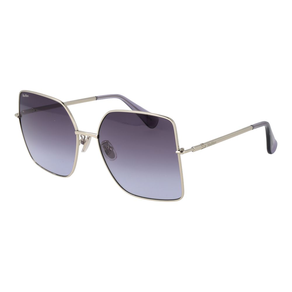 Max Mara Silberne Metall-Sonnenbrille
