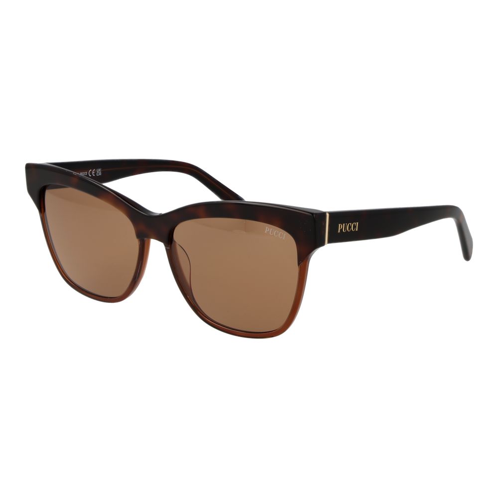 Emilio Pucci Braune Sonnenbrille aus Acetat