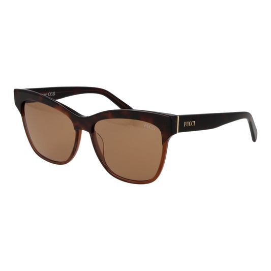 Emilio Pucci Braune Sonnenbrille aus Acetat