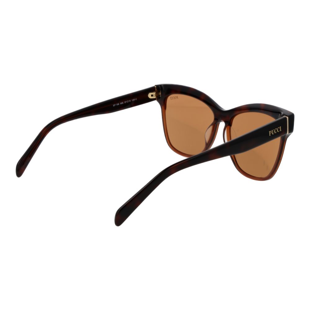 Emilio Pucci Braune Sonnenbrille aus Acetat