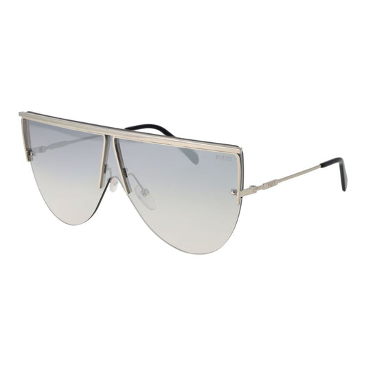 Emilio Pucci Silberne Metall-Sonnenbrille