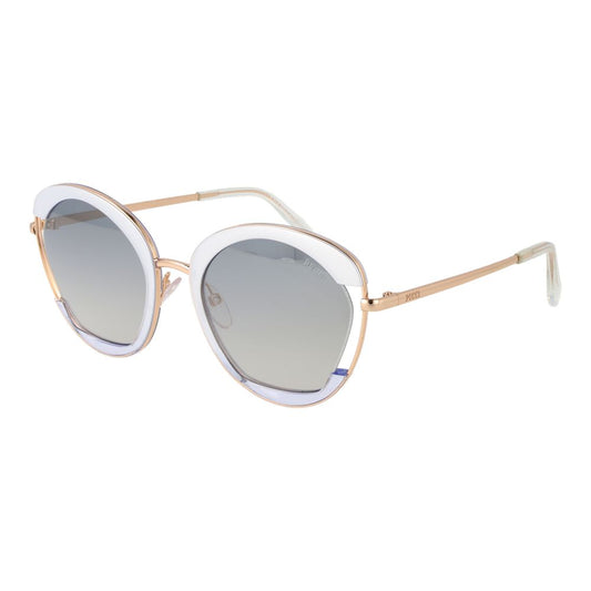 Emilio Pucci Goldene Metall-Sonnenbrille