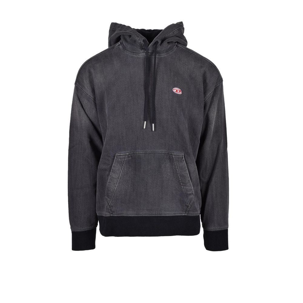 Diesel Grauer Baumwoll-Kapuzenpulli