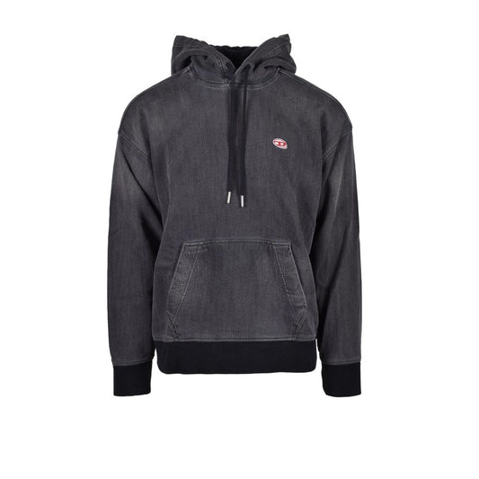 Diesel Grauer Baumwoll-Kapuzenpulli