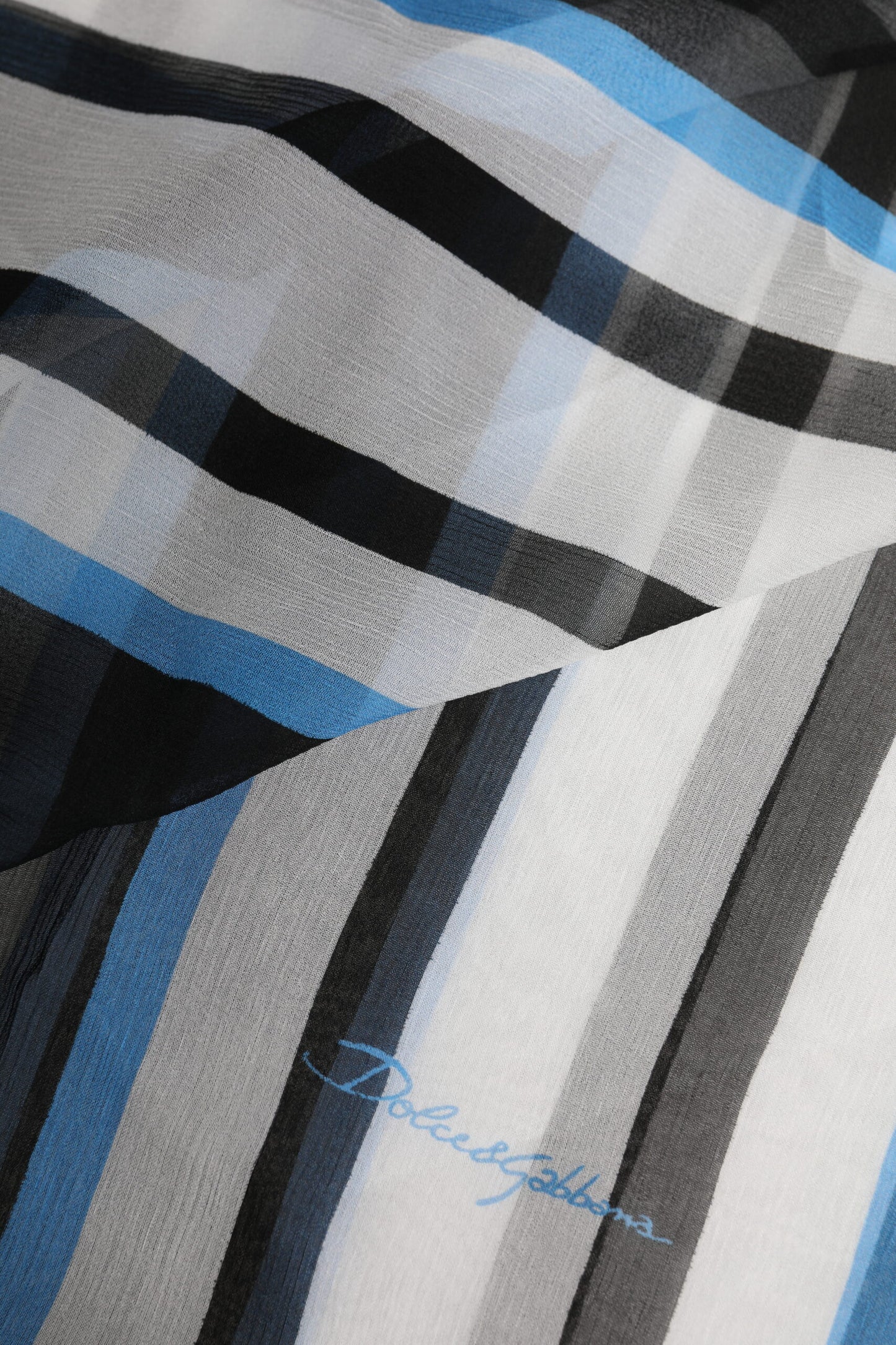 Dolce & Gabbana Mehrfarbig gestreifter Halswärmer Wickelschal