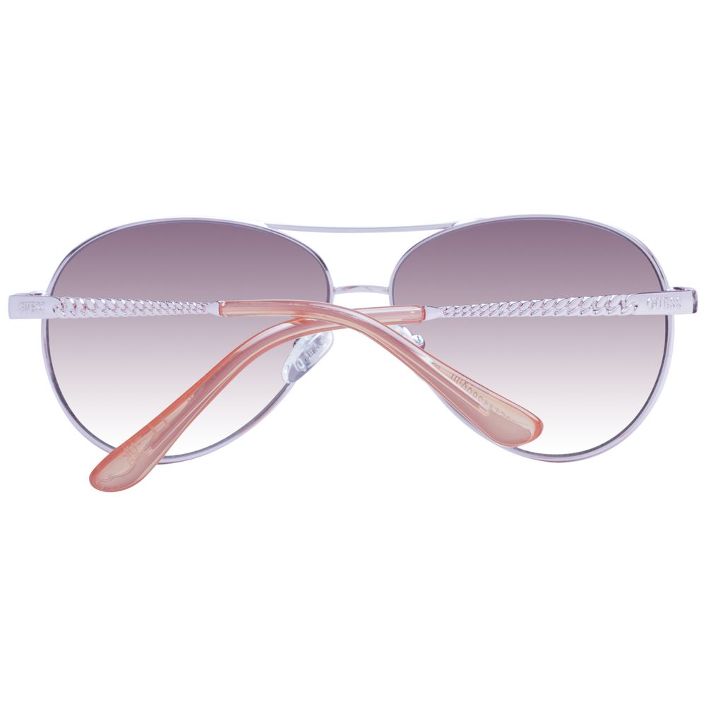 Guess Sonnenbrille in Roségold mit Metallrahmen