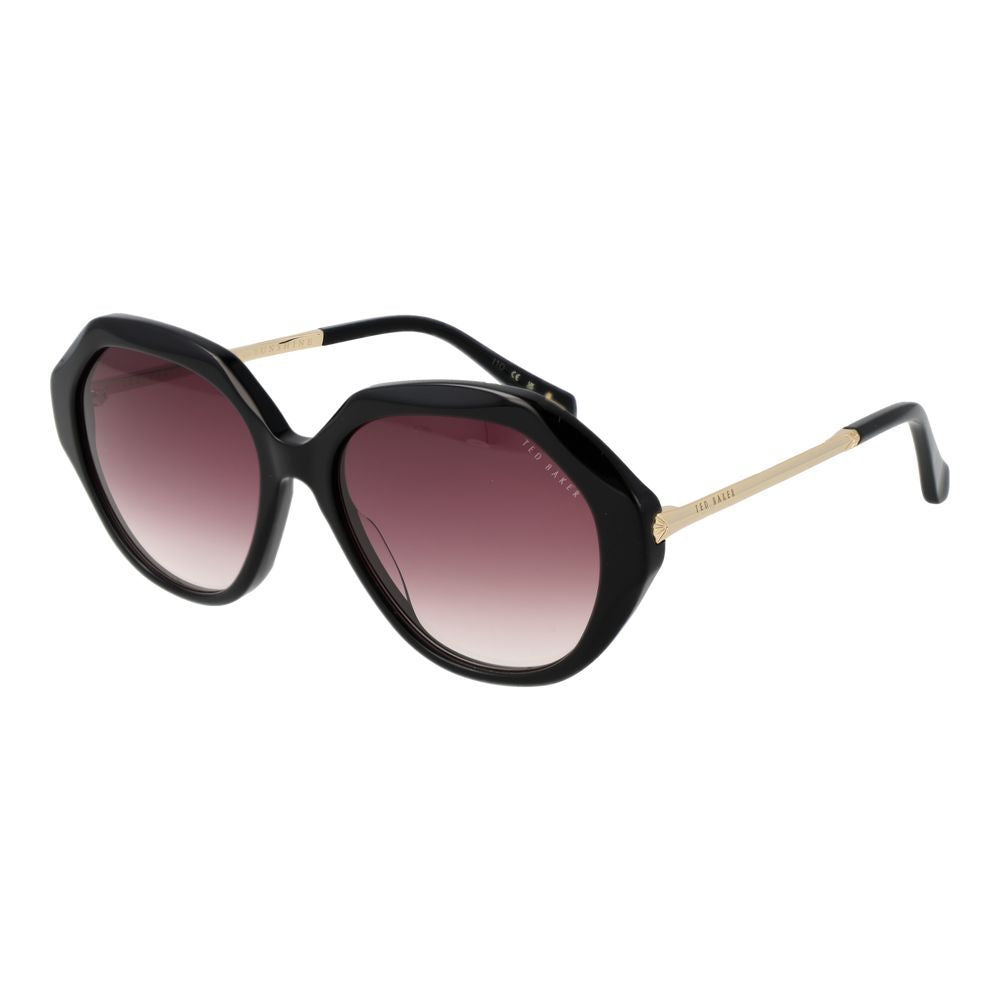 Ted Baker Schwarze Sonnenbrille aus Acetat