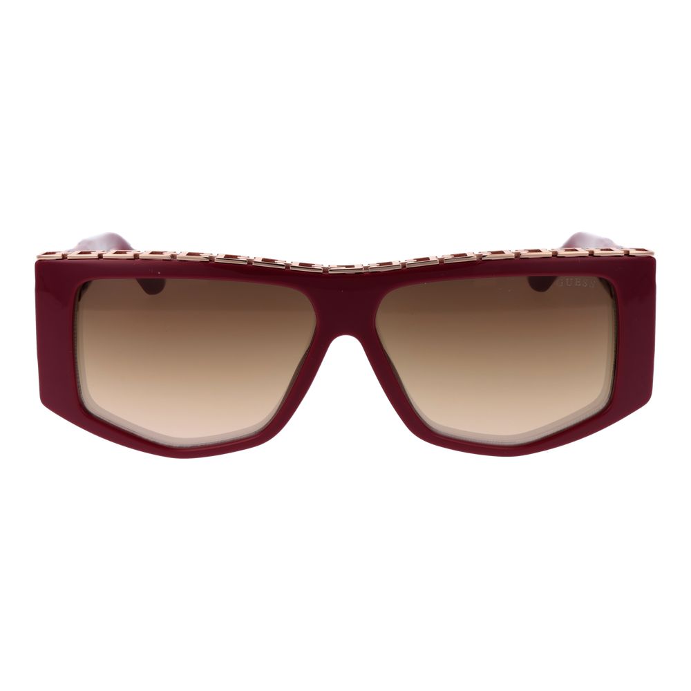 Guess Rote Sonnenbrille aus Edelstahl
