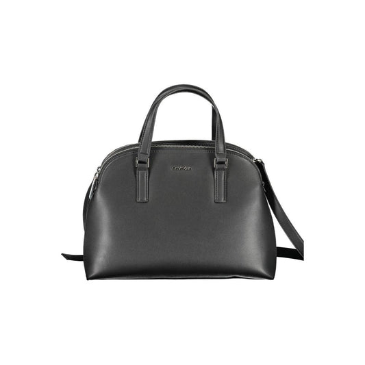 Calvin Klein Schwarze Polyester Handtasche