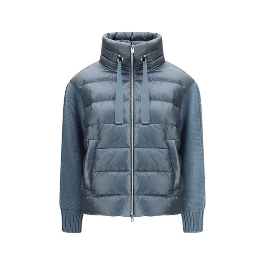 Herno Daunenjacke mit Wollärmeln