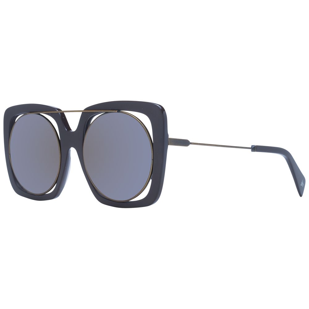 Yohji Yamamoto Monel-Sonnenbrille in Braun