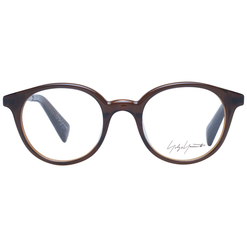 Yohji Yamamoto Braune Acetat-Brille (Gestelle)