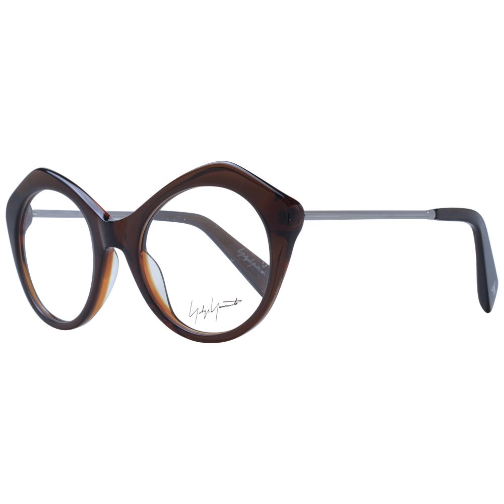 Yohji Yamamoto Braune Acetat-Brille (Gestell)