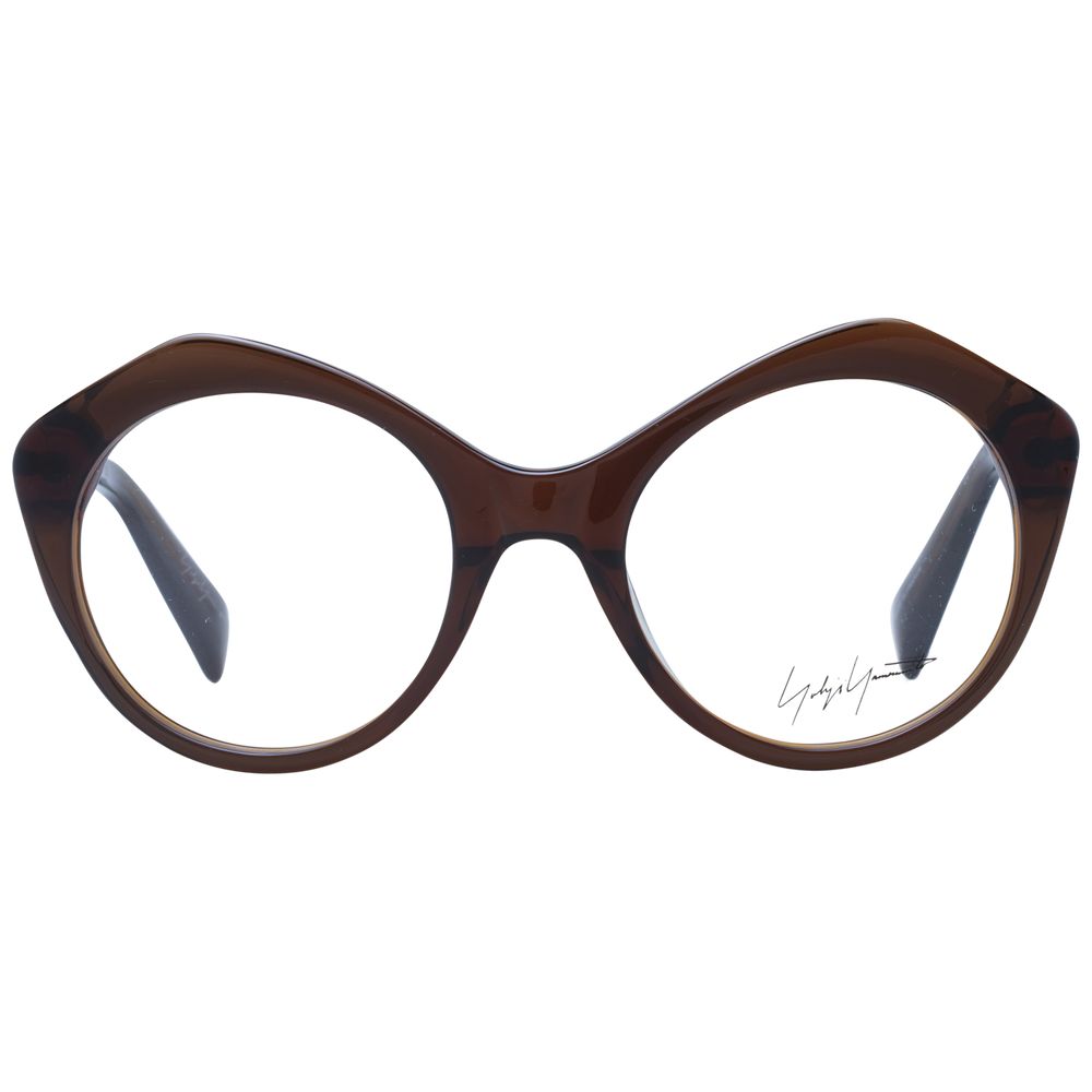 Yohji Yamamoto Braune Acetat-Brille (Gestell)