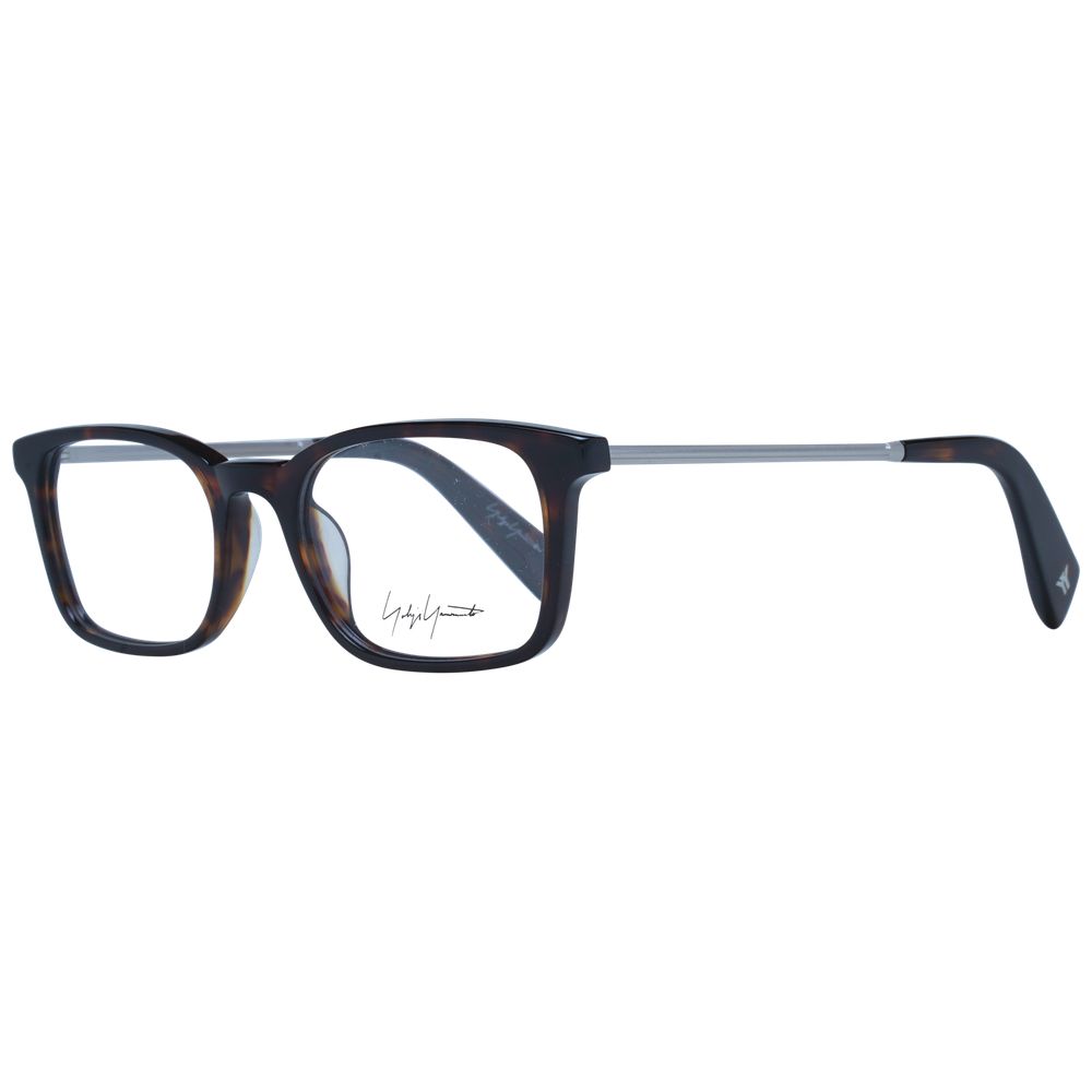 Yohji Yamamoto Brillenrahmen aus braunem Acetat