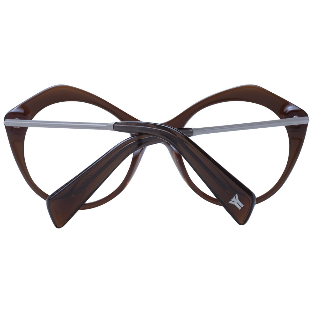 Yohji Yamamoto Braune Acetat-Brille (Gestell)
