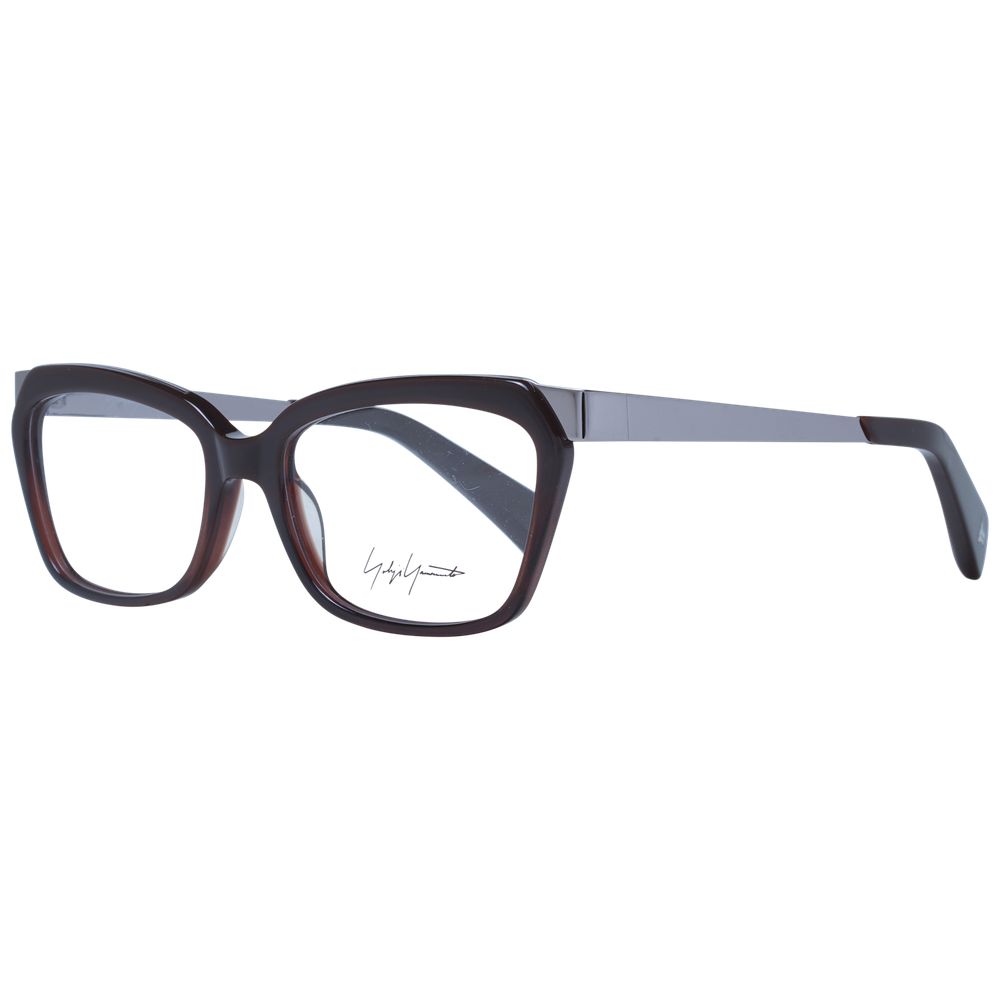 Yohji Yamamoto Braune Acetat-Brille (Rahmen)