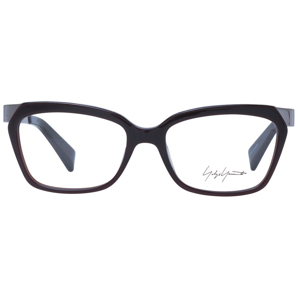 Yohji Yamamoto Braune Acetat-Brille (Rahmen)