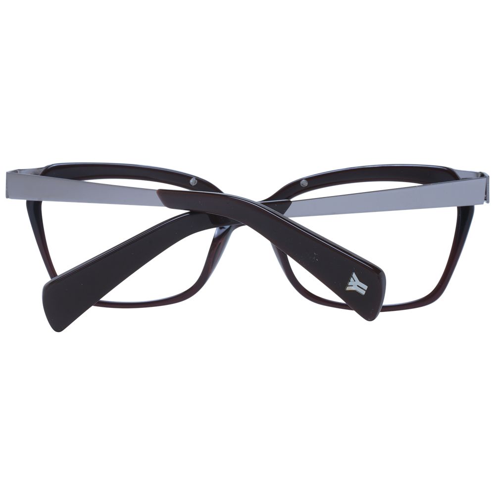 Yohji Yamamoto Braune Acetat-Brille (Rahmen)