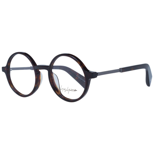 Yohji Yamamoto Brillenrahmen aus braunem Acetat