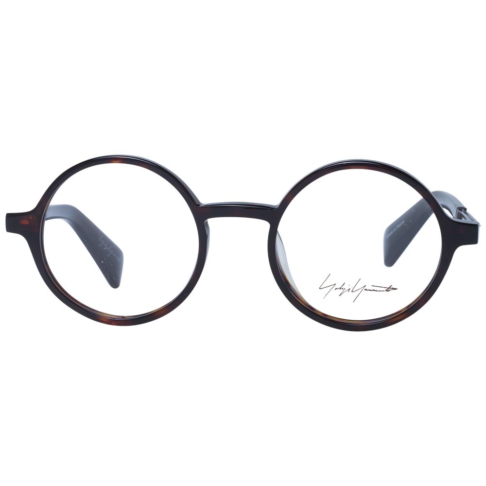 Yohji Yamamoto Brillenrahmen aus braunem Acetat