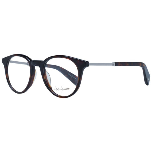 Yohji Yamamoto Brillenrahmen aus braunem Acetat