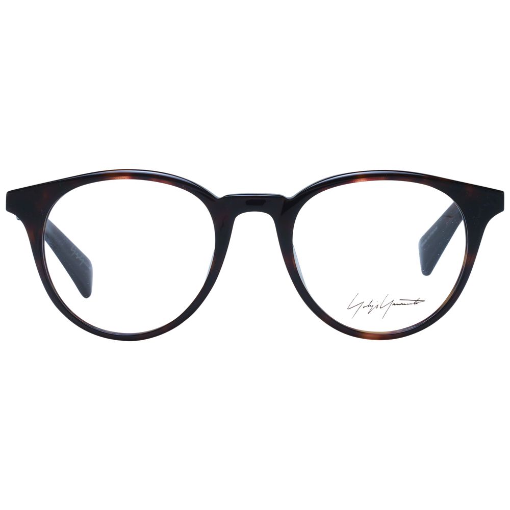 Yohji Yamamoto Brillenrahmen aus braunem Acetat