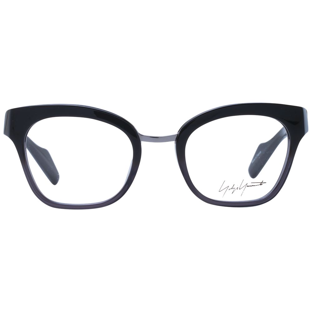 Yohji Yamamoto Schwarze Brille aus Acetat (Gestell)
