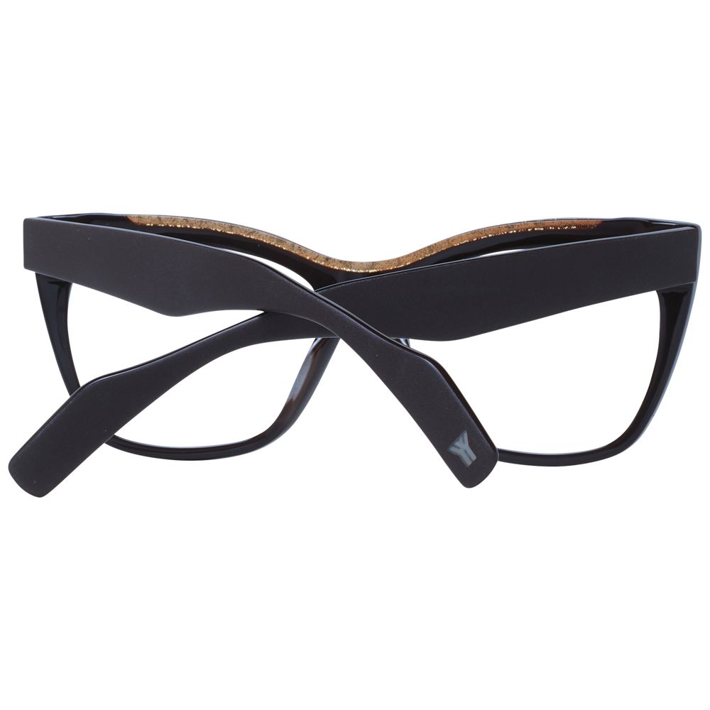 Yohji Yamamoto Braune Acetat-Brille (Rahmen)