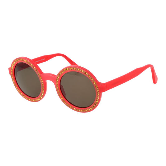 Andy Wolf Rote Sonnenbrille aus Acetat