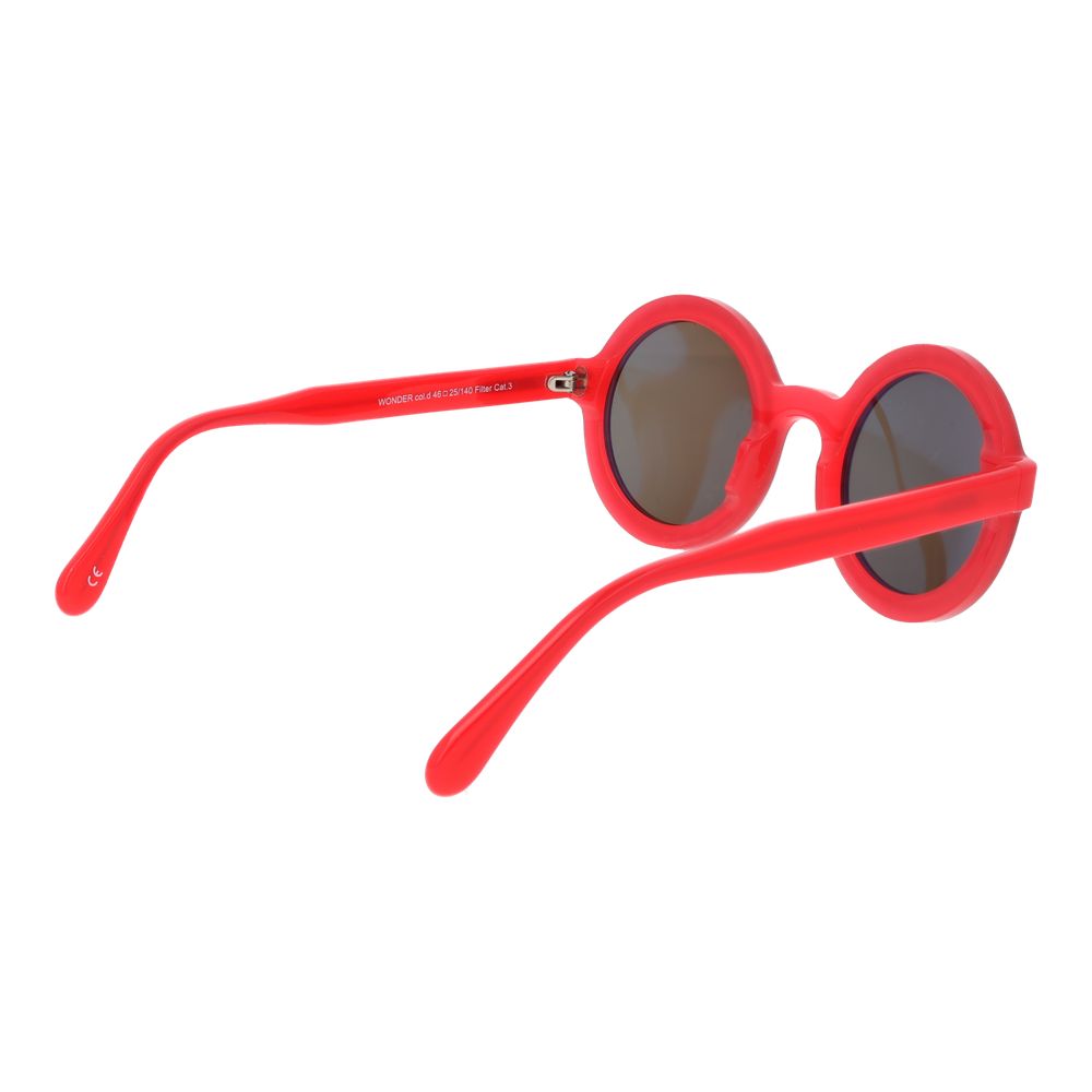 Andy Wolf Rote Sonnenbrille aus Acetat