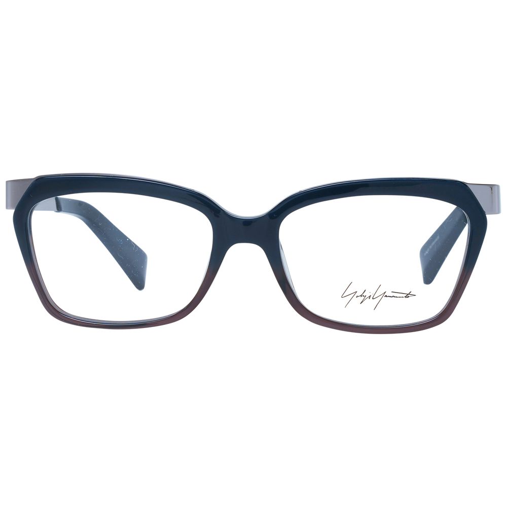 Yohji Yamamoto Blaue Acetat-Brille (Gestell)
