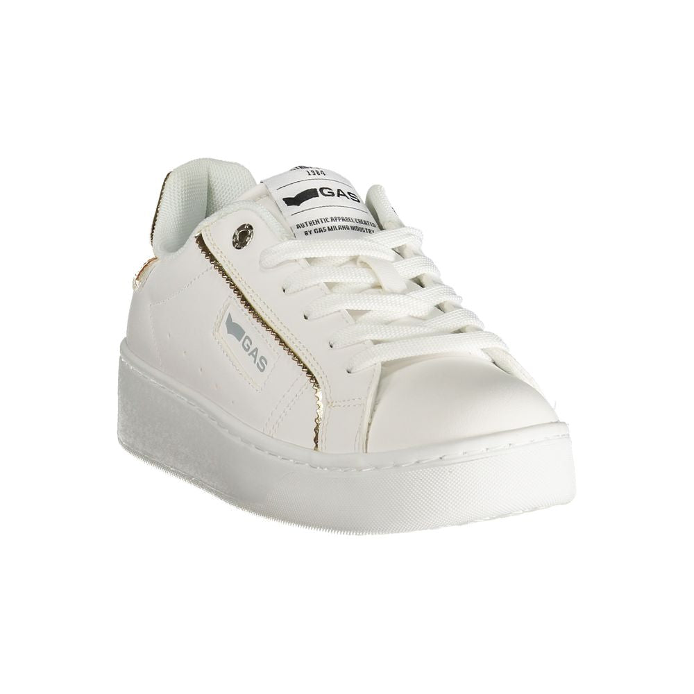 Gas Sneaker aus weißem Polyester