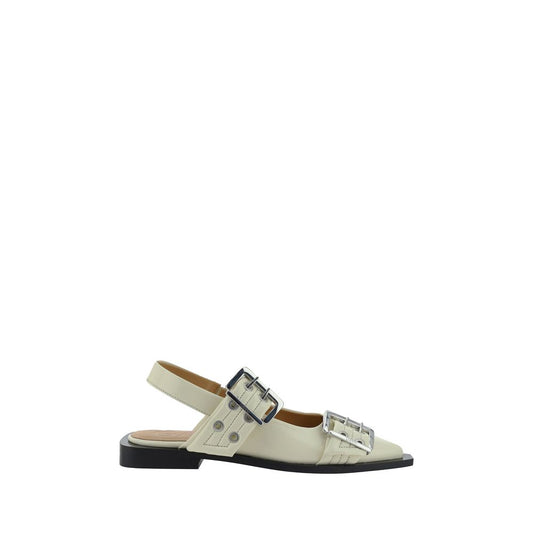 Ganni Feminine Schnalle Slingback Ballerinas