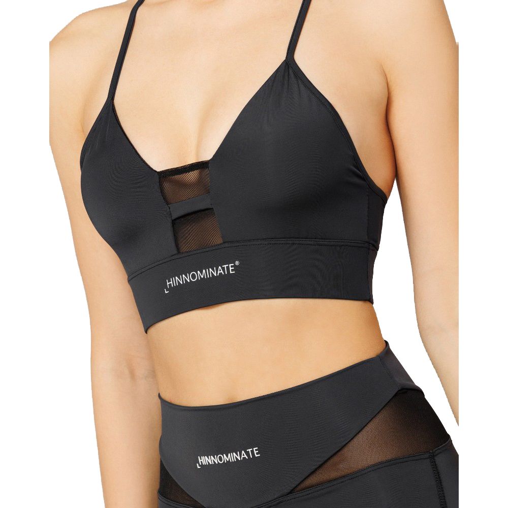 Hinnominate Schwarzes Nylon Tops &amp