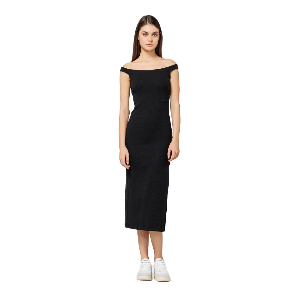 Hinnominate Schwarzes Baumwollkleid