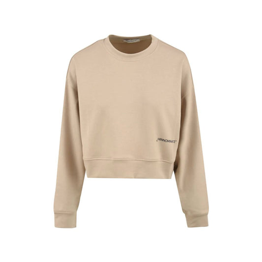 Hinnominate Beigefarbener Polyester-Pullover