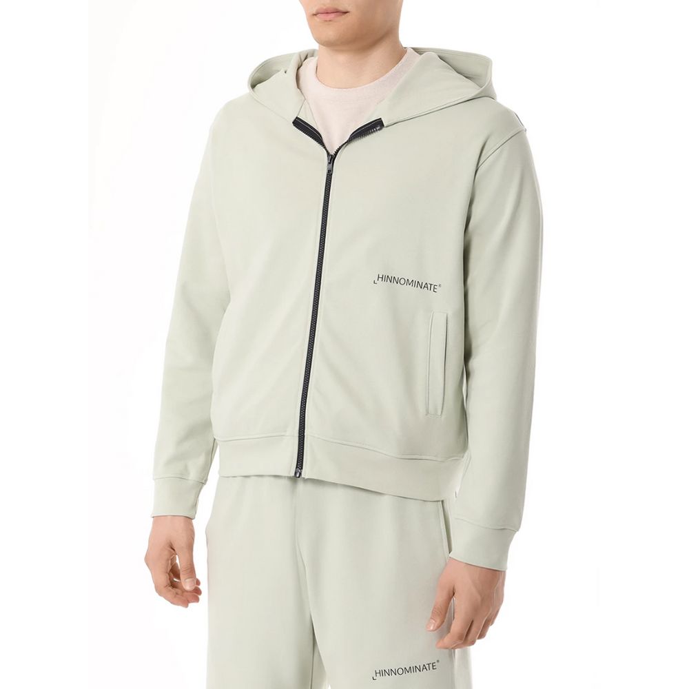 Hinnominate Grüner Baumwollpullover