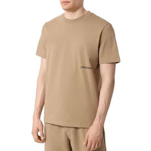 Hinnominate T-Shirt aus brauner Baumwolle