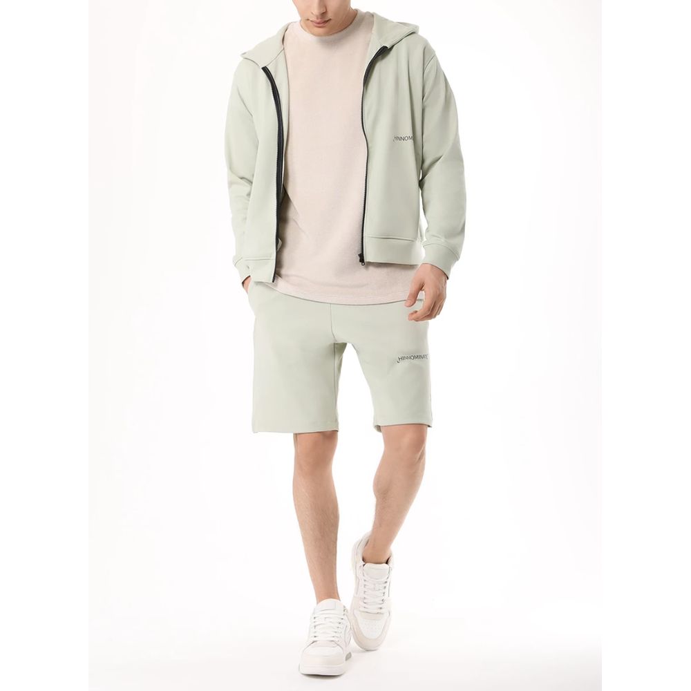 Hinnominate Grüner Baumwollpullover