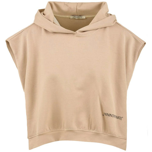 Hinnominate Beigefarbener Baumwollpullover