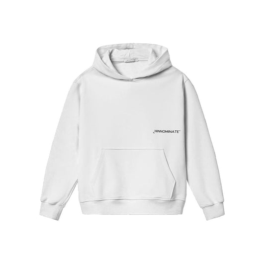 Hinnominate Weißer Baumwollpullover