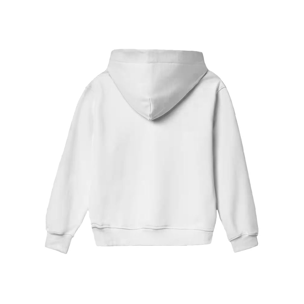 Hinnominate Weißer Baumwollpullover