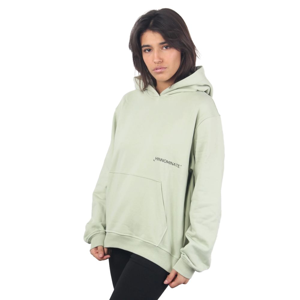 Hinnominate Grüner Baumwollpullover
