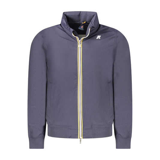 K-WAY Blaue Nylon Herren Jacke