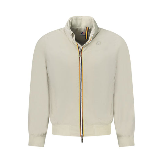 K-WAY Beige Nylon Männer Jacke