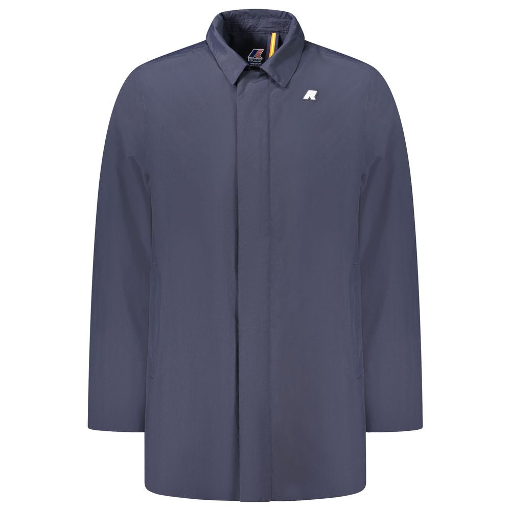 K-WAY Blaue Polyamid Herren Jacke
