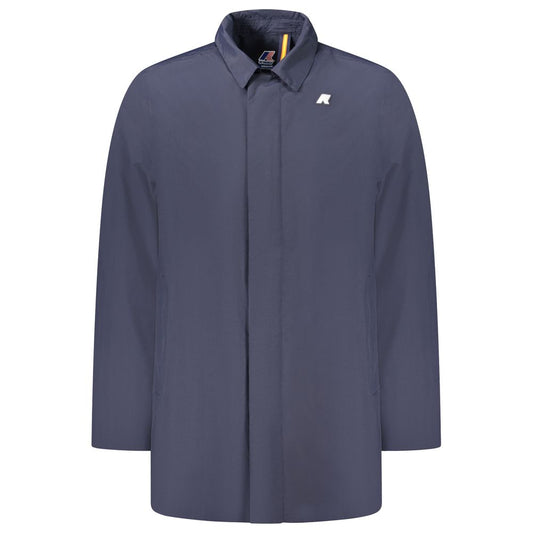 K-WAY Blaue Polyamid Herren Jacke