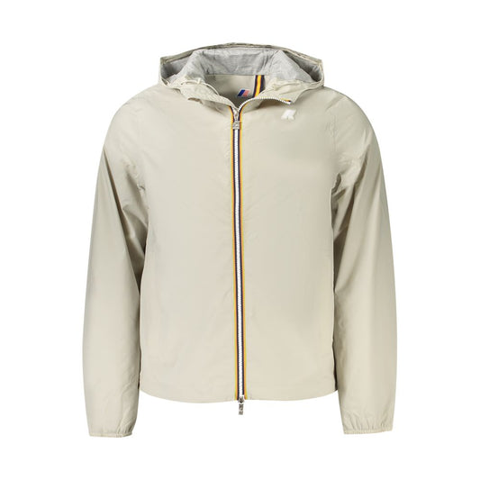 K-WAY Beige Nylon Männer Jacke